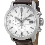 tissot herrklocka t055.427.16.017.00 prc 200 vit/läder ø44 mm