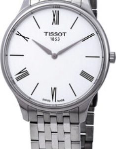 Tissot Herrklocka T063.409.11.018.00 Tradition Vit/Stål Ø39 mm