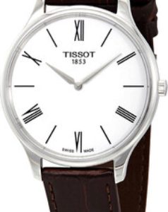 Tissot Herrklocka T063.409.16.018.00 Tradition Vit/Läder Ø39 mm