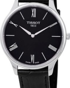 Tissot Herrklocka T063.409.16.058.00 Tradition Svart/Läder Ø39 mm