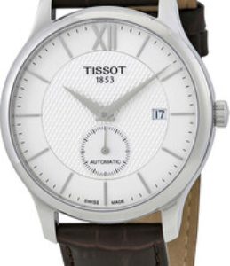 Tissot Herrklocka T063.428.16.038.00 Tradition Silverfärgad/Läder