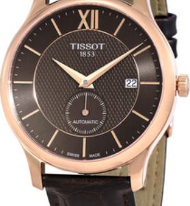 Tissot Herrklocka T063.428.36.068.00 Tradition Grå/Läder Ø40 mm