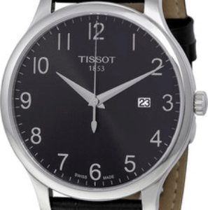 Tissot Herrklocka T063.610.16.052.00 T-Classic Tradition Svart/Läder