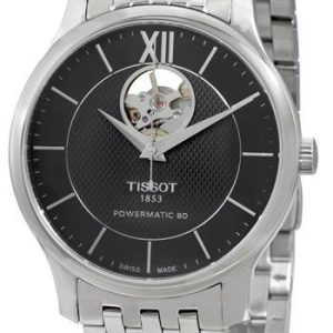 Tissot Herrklocka T063.907.11.058.00 Tradition Svart/Stål Ø40 mm