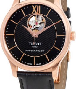 Tissot Herrklocka T063.907.36.068.00 T-Classic Svart/Läder Ø40 mm