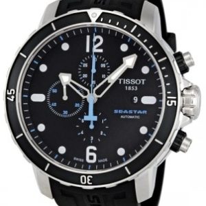 Tissot Herrklocka T066.427.17.057.00 Seastar Svart/Gummi Ø48 mm