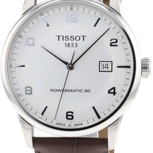 Tissot Herrklocka T086.407.16.037.00 Luxury Silverfärgad/Läder Ø41