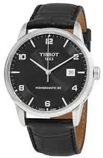 Tissot Herrklocka T086.407.16.057.00 Luxury Svart/Läder Ø41 mm