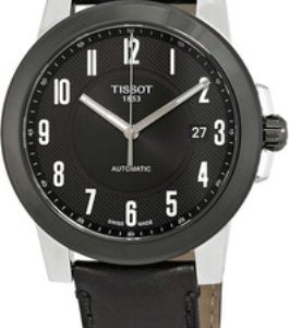 Tissot Herrklocka T098.407.26.052.00 T-Classic Svart/Läder Ø44 mm