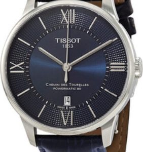 Tissot Herrklocka T099.407.16.048.00 T-Classic Blå/Läder Ø42 mm