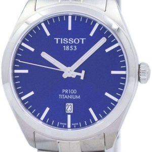 Tissot Herrklocka T101.410.44.041.00 PR 100 Blå/Stål Ø39 mm