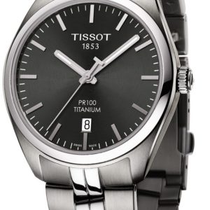 Tissot Herrklocka T101.410.44.061.00 PR 100 Grå/Stål Ø39 mm