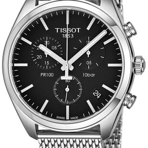 Tissot Herrklocka T101.417.11.051.01 Pr 100 Svart/Stål Ø41 mm