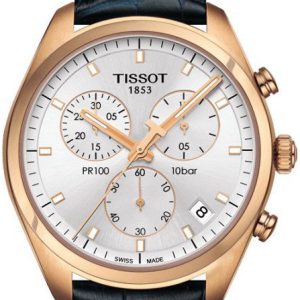 Tissot Herrklocka T101.417.36.031.00 T-Touch II Silverfärgad/Läder