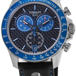 Tissot Herrklocka T106.417.16.201.01 V8 Svart/Läder Ø42.5 mm