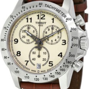 Tissot Herrklocka T106.417.16.262.00 V8 Beige/Läder Ø43 mm