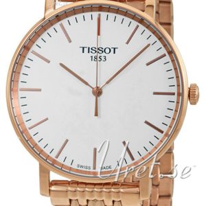 Tissot Herrklocka T109.410.33.031.00 T-Classic Vit/Roséguldstonat