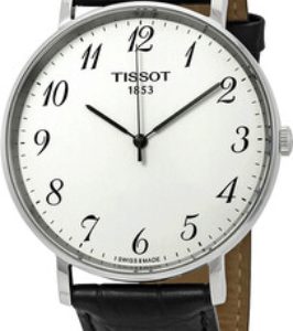 Tissot Herrklocka T109.610.16.032.00 T-Classic Vit/Läder Ø42 mm