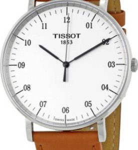 Tissot Herrklocka T109.610.16.037.00 T-Classic Vit/Läder Ø42 mm