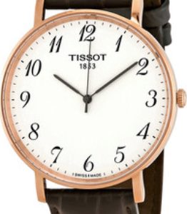 Tissot Herrklocka T109.610.36.032.00 T-Classic Vit/Läder Ø42 mm