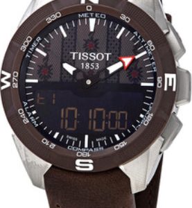 Tissot Herrklocka T110.420.46.051.00 T-Touch Svart/Läder Ø45 mm