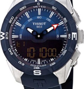 Tissot Herrklocka T110.420.47.041.00 T-Touch Blå/Gummi Ø45 mm