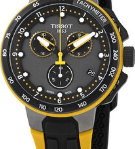 Tissot Herrklocka T111.417.37.057.00 T-Race Grå/Gummi Ø44.5 mm