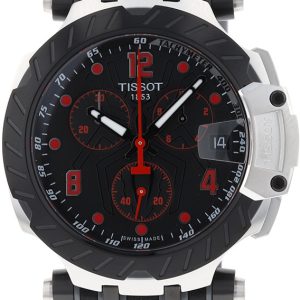 Tissot Herrklocka T115.417.27.057.01 T-Race Svart/Gummi Ø43 mm