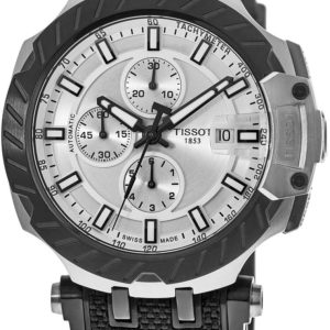 Tissot Herrklocka T115.427.27.031.00 T-Race Silverfärgad/Gummi Ø45