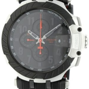 Tissot Herrklocka T115.427.27.057.01 T-Race Svart/Gummi Ø45 mm