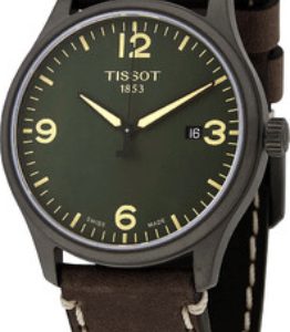 Tissot Herrklocka T116.410.36.097.00 Xl Grön/Läder Ø42 mm