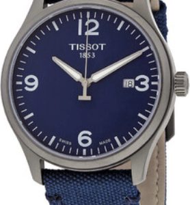 Tissot Herrklocka T116.410.37.047.00 Xl Blå/Läder Ø42 mm