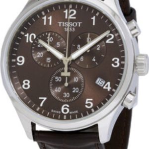 Tissot Herrklocka T116.617.16.297.00 Chrono Xl Brun/Läder Ø45 mm