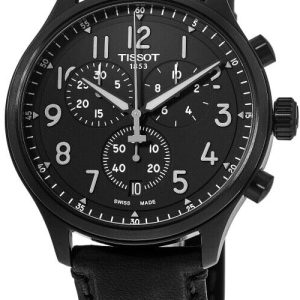 Tissot Herrklocka T116.617.36.052.00 T-Sport Svart/Läder Ø45 mm