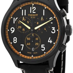 Tissot Herrklocka T116.617.36.052.02 T-Sport Svart/Läder Ø45 mm