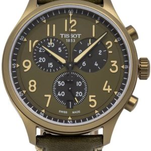 Tissot Herrklocka T116.617.36.092.00 Chrono XL Brun/Läder Ø45 mm