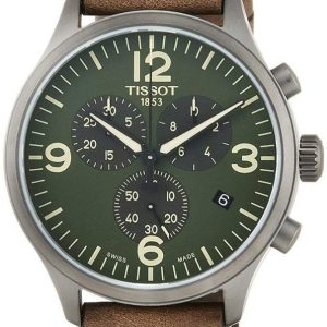 Tissot Herrklocka T116.617.36.097.00 T-Sport Grön/Läder Ø45 mm