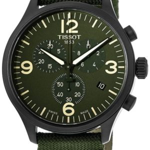 Tissot Herrklocka T116.617.37.097.00 T-Sport Grön/Läder Ø45 mm