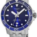 tissot herrklocka t120.407.11.041.00 seastar 1000 blå/stål ø43 mm