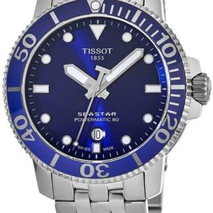 Tissot Herrklocka T120.407.11.041.00 Seastar 1000 Blå/Stål Ø43 mm