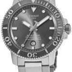 tissot herrklocka t120.407.11.081.01 seastar grå/stål ø43 mm