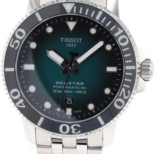 Tissot Herrklocka T120.407.11.091.01 Seastar Grön/Stål Ø43 mm