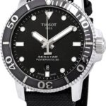 tissot herrklocka t120.407.17.051.00 seastar 1000 svart/gummi ø43 mm