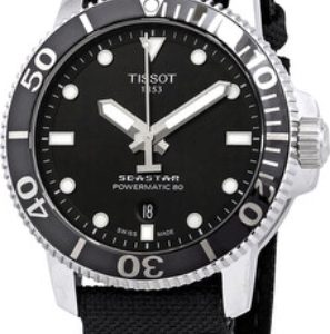 Tissot Herrklocka T120.407.17.051.00 Seastar 1000 Svart/Gummi Ø43 mm