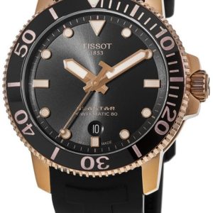 Tissot Herrklocka T120.407.37.051.01 Seastar 1000 Svart/Gummi Ø43 mm