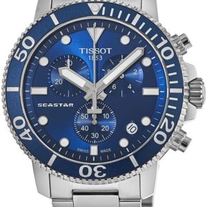 Tissot Herrklocka T120.417.11.041.00 Seastar 1000 Blå/Stål Ø45.5 mm