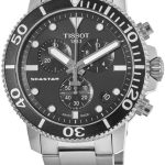 tissot herrklocka t120.417.11.051.00 seastar 1000 svart/stål ø45.5