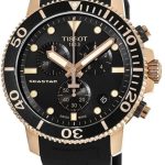 tissot herrklocka t120.417.37.051.00 seastar 1000 svart/gummi ø45.5