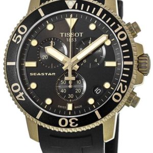 Tissot Herrklocka T120.417.37.051.01 Seastar 1000 Svart/Gummi Ø45.5