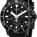 tissot herrklocka t120.417.37.051.02 seastar 1000 svart/gummi ø45.5